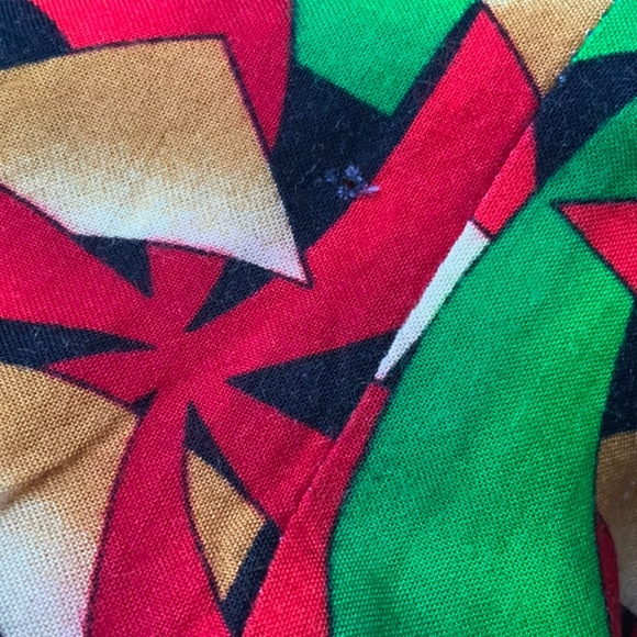 Vintage Wild Print 90s Shorts Rayon Fresh Prince - Picture 4 of 4